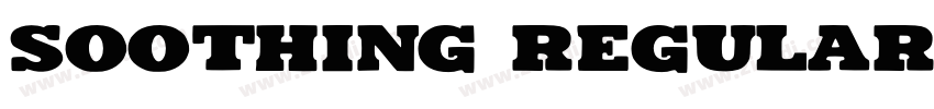 Soothing Regular字体转换